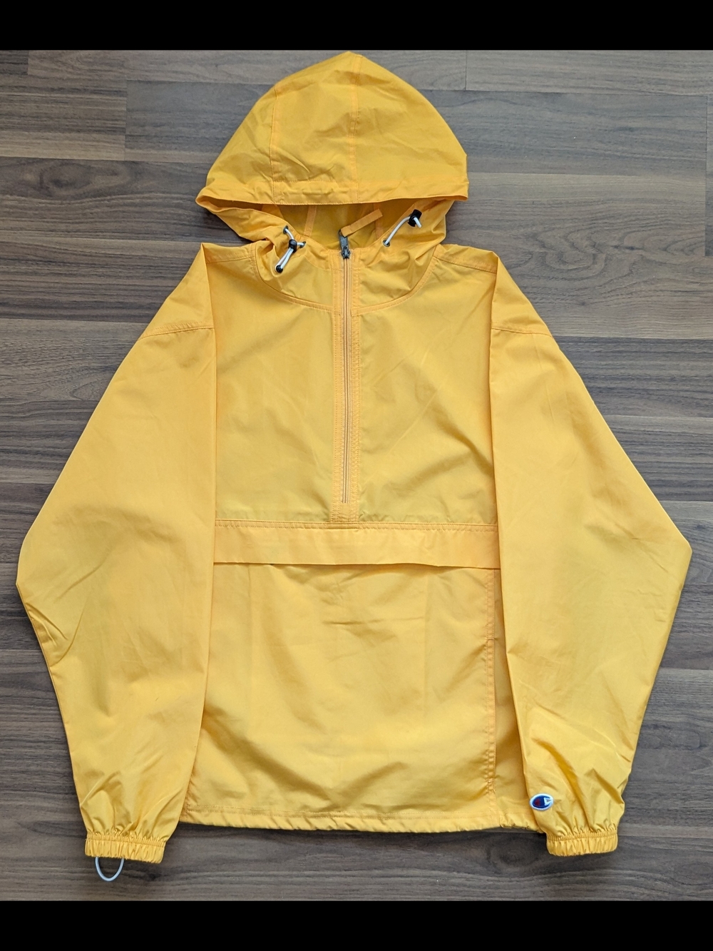 Champion Man Yellow Hooded Anorak Jacket